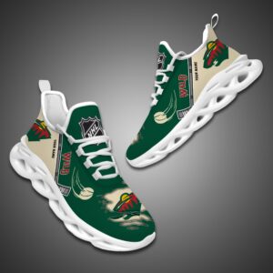 Minnesota Wild Personalized NHL Max Soul Shoes Ver 2