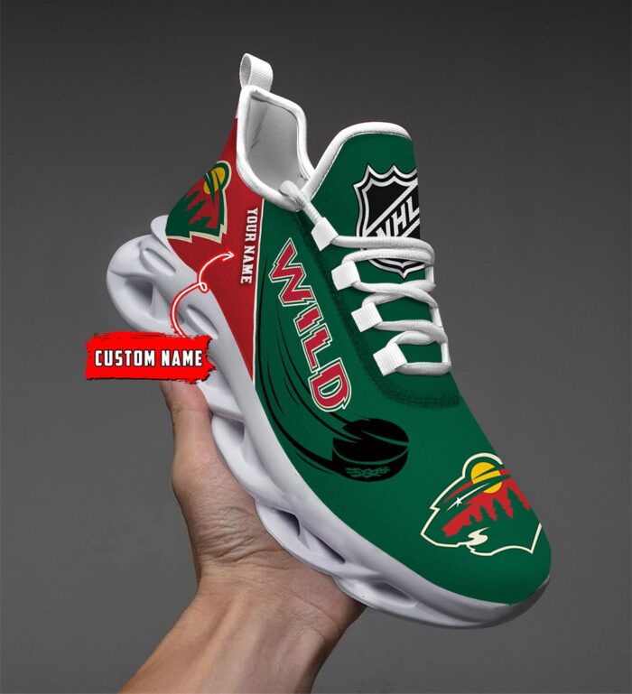 Minnesota Wild Personalized NHL New Max Soul Shoes