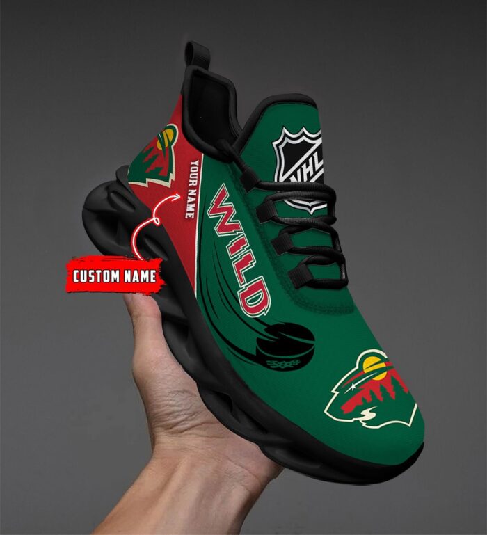 Minnesota Wild Personalized NHL New Max Soul Shoes