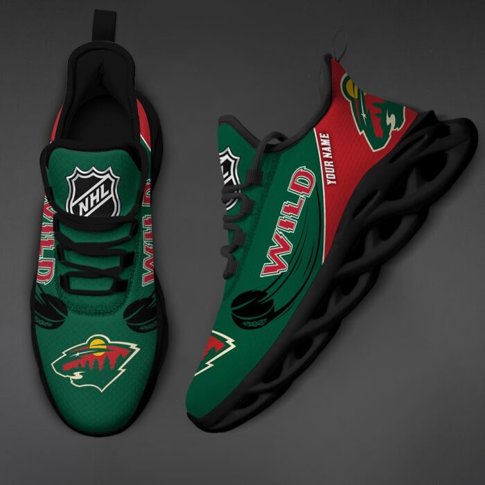 Minnesota Wild Personalized NHL New Max Soul Shoes