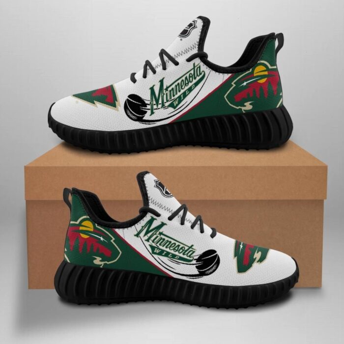 Minnesota Wild Unisex Sneakers New Sneakers Hockey Custom Shoes Minnesota Wild Yeezy Boost Yeezy Shoes