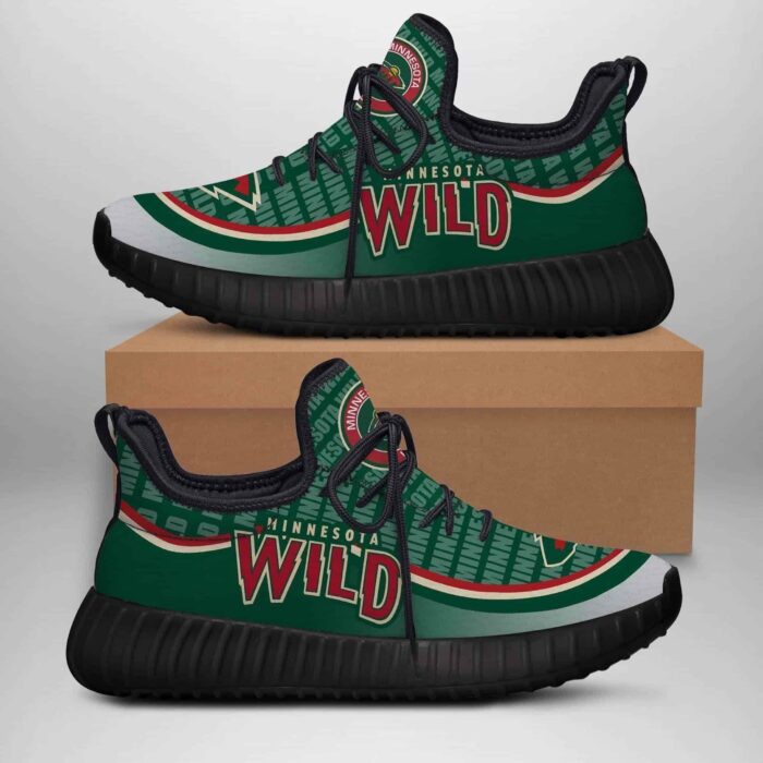 Minnesota Wild Yeezy Boost Shoes Sport Sneakers Yeezy Shoes