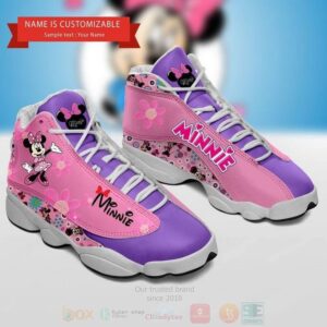 Minnie Mouse Minnie Disney Custom Name Air Jordan 13 Shoes