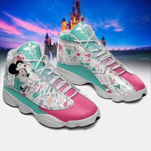 Minnie Mouse Nurse Air Jordan 13 Sneaker