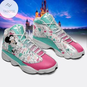 Minnie Mouse Nurse Sneakers Air Jordan 13 Shoes