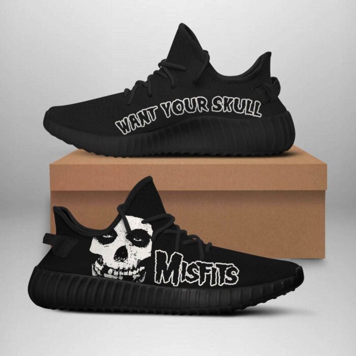 Misfits Band Want Your Skull Yeezy Boost Yeezy Shoes