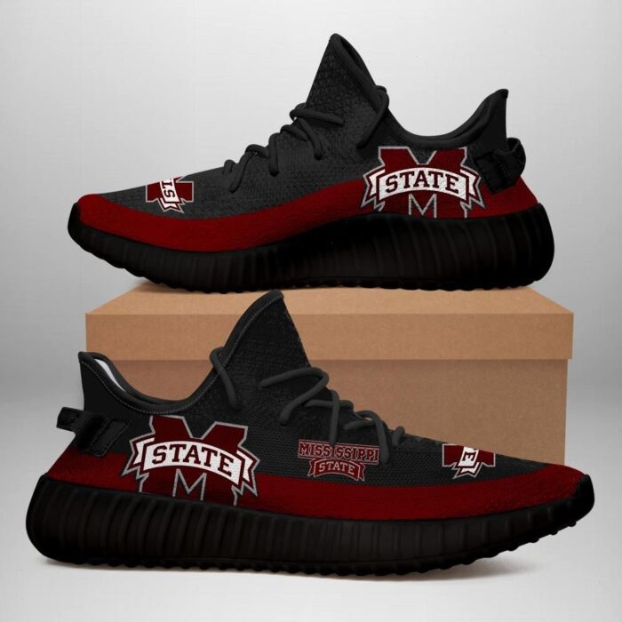 Mississippi State Bulldogs Unisex Sneaker Football Custom Shoes Mississippi State Bulldogs Yeezy Boo