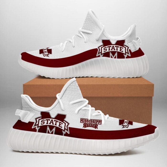 Mississippi State Bulldogs Unisex Sneaker Football Custom Shoes Mississippi State Bulldogs Yeezy Boo