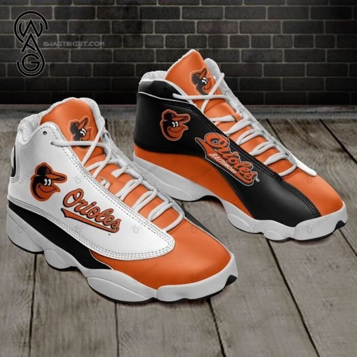 Mlb Baltimore Orioles Air Jordan 13 Shoes