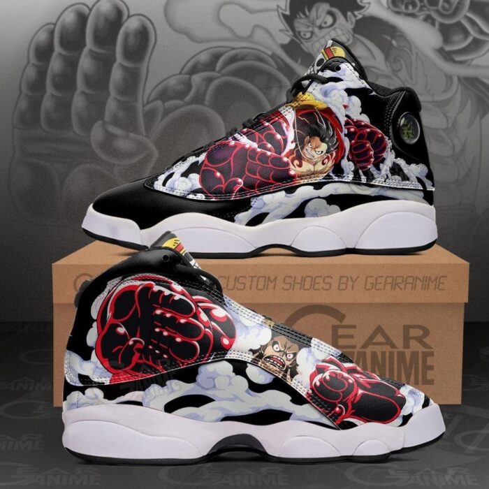 Monkey D Luffy Gear 4 Anime One Piece Air Jordan 13 Shoes