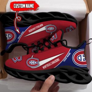 Montreal Canadiens Custom Name NHL New Max Soul Shoes