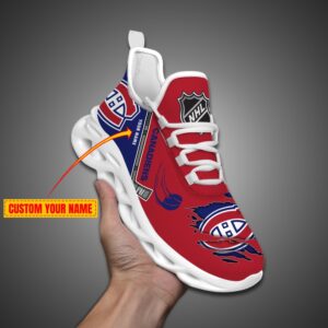 Montreal Canadiens Personalized NHL Max Soul Shoes Ver 2