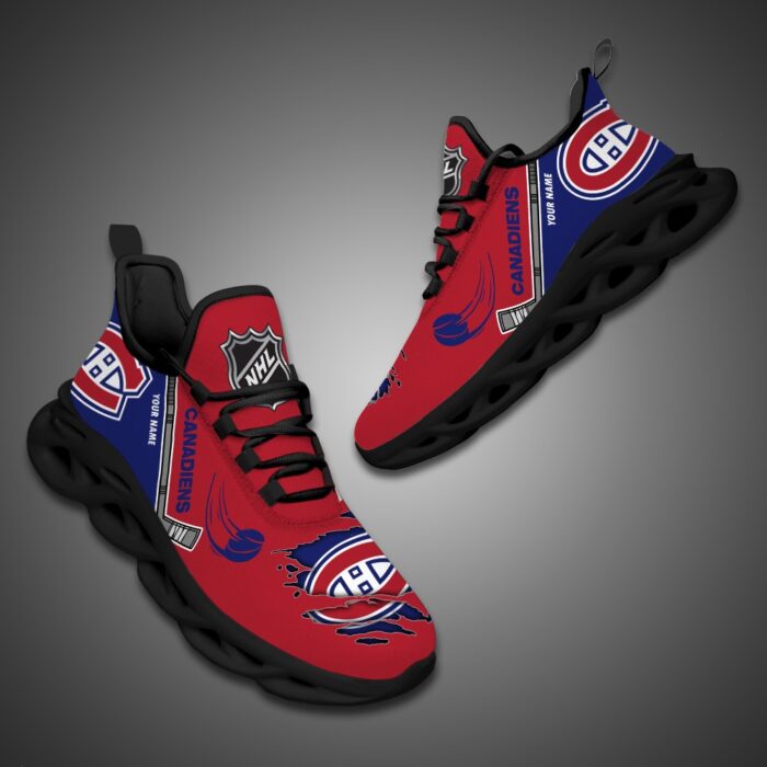 Montreal Canadiens Personalized NHL Max Soul Shoes Ver 2