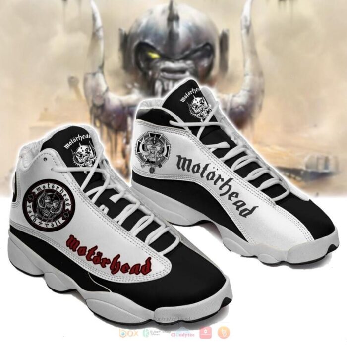 Motorhead Band Black White Air Jordan 13 Shoes