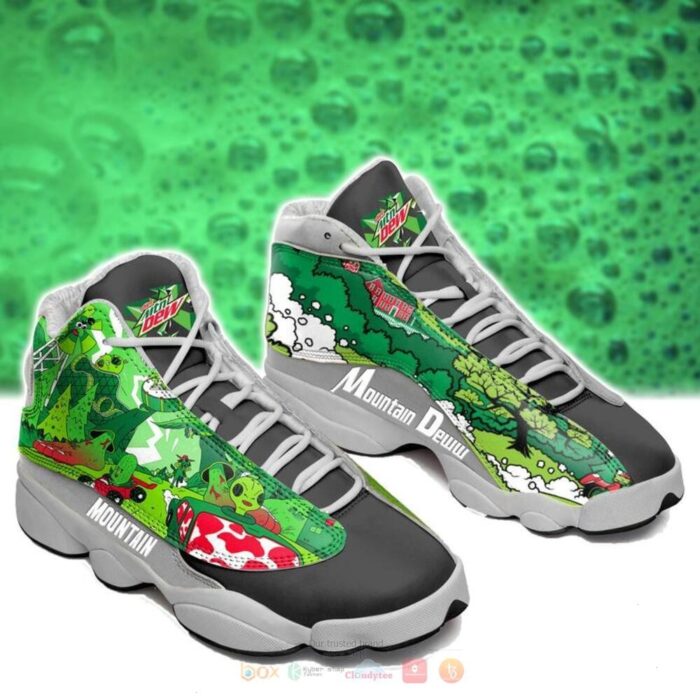 Mountain Dew Air Jordan 13 Shoes