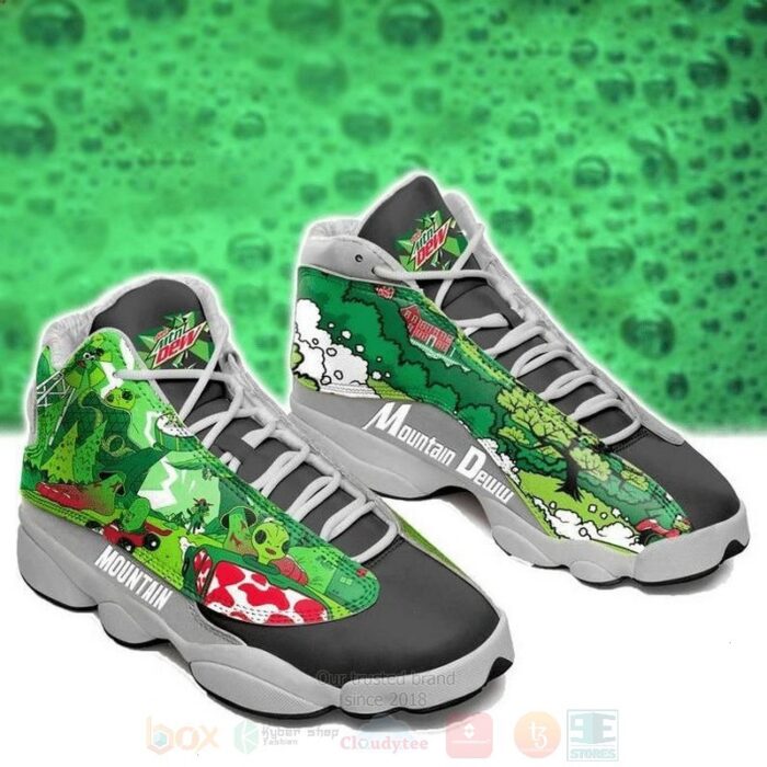 Mountain Dew Air Jordan 13 Shoes 2