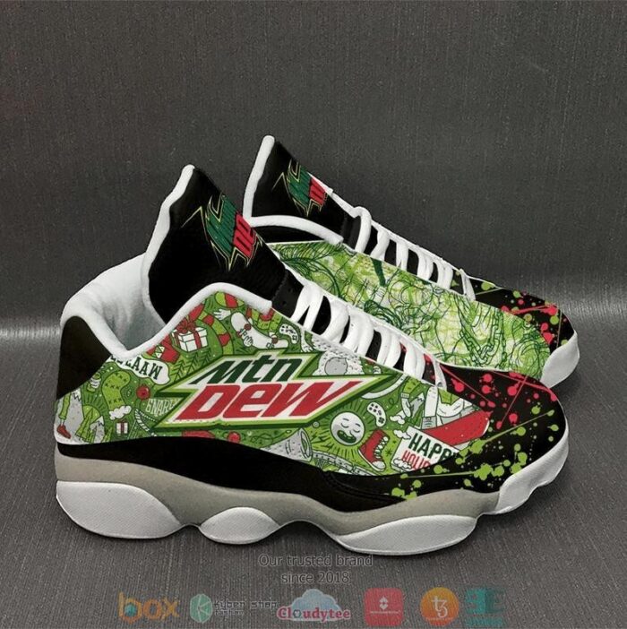 Mountain Dew Air Jordan 13 Sneaker Shoes