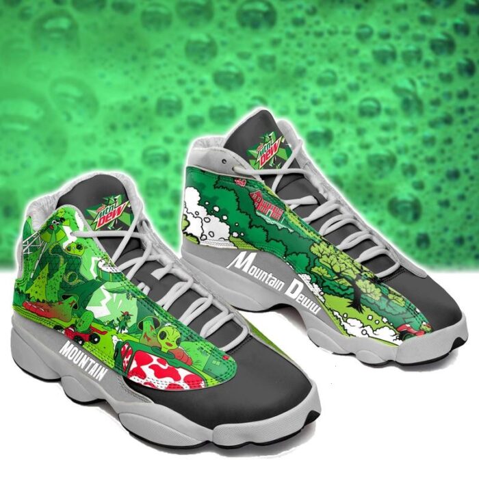 Mountain Dew Ver 1 Air Jordan 13 Sneaker