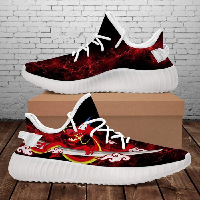 Mushu Yeezy Gift For Fan-Boy's Girl's Yeezy Shoes, Custom Yeezyboost, Hypebeast Shoes, Custom Shoes, Custom Sneaker