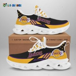 NBA Los Angeles Lakers Black Gold Max Soul Shoes