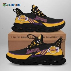 NBA Los Angeles Lakers Black Gold Max Soul Shoes