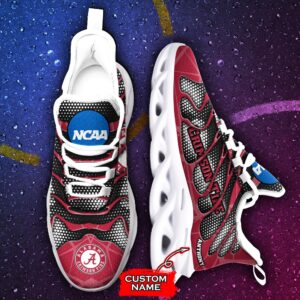 NCAA Alabama Crimson Tide Max Soul Sneaker Custom Name 48 M1