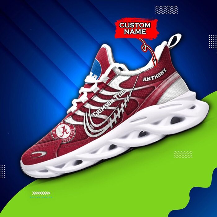 NCAA Alabama Crimson Tide Max Soul Sneaker Custom Name 65 M12HTN4308