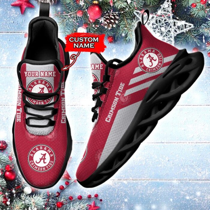 NCAA Alabama Crimson Tide Max Soul Sneaker Custom Name 67 M12HTN4336