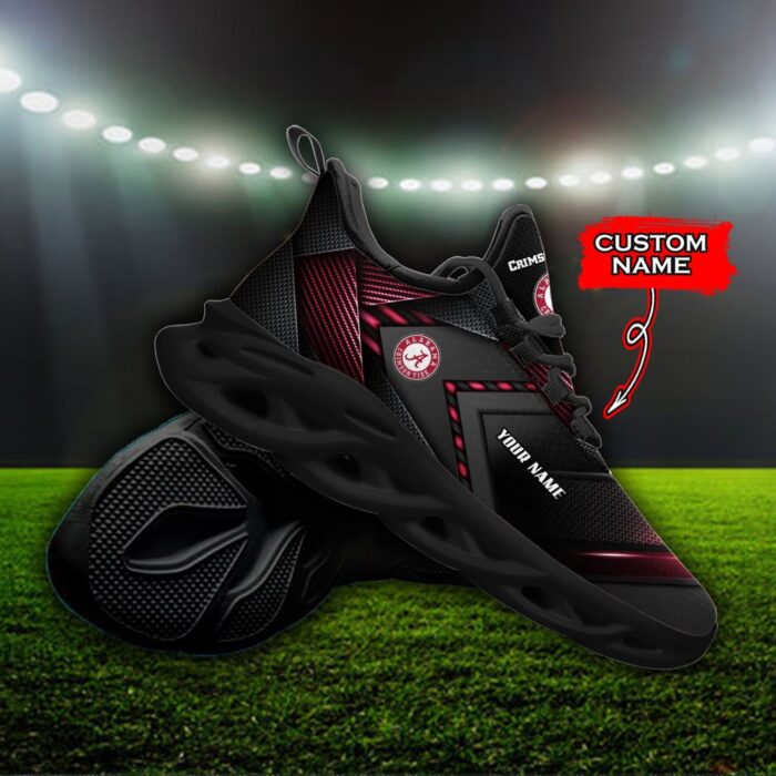 NCAA Alabama Crimson Tide Max Soul Sneaker Custom Name Fan Gift