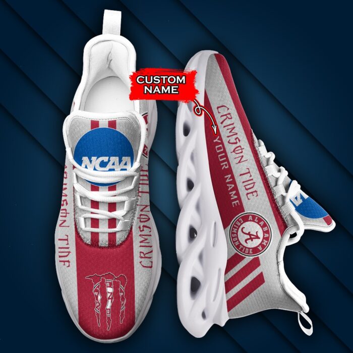 NCAA Alabama Crimson Tide Max Soul Sneaker Custom Name Style 1HTN7016