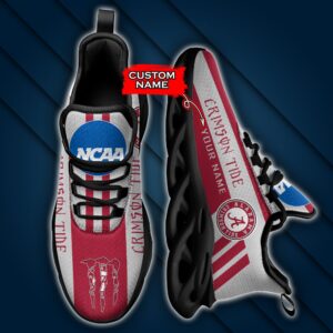 NCAA Alabama Crimson Tide Max Soul Sneaker Custom Name Style 1HTN7016