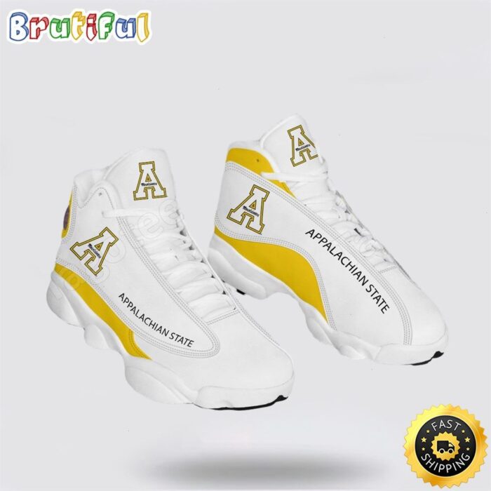 NCAA Appalachian State Air Jordan 13 Printed Logo JD 13