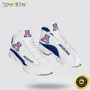 NCAA Arizona Air Jordan 13 Printed Logo JD 13