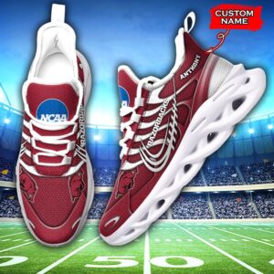 NCAA Arkansas Razorbacks Max Soul Sneaker Custom Name 65 M12HTN4309