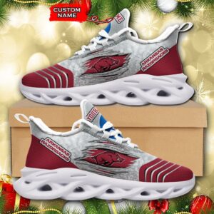 NCAA Arkansas Razorbacks Max Soul Sneaker Custom Name 66 M12RTT6979