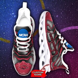 NCAA Arkansas Razorbacks Max Soul Sneaker Custom Name Ver 64044