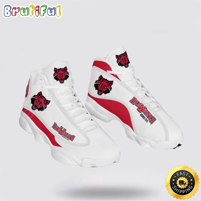 NCAA Arkansas State Air Jordan 13 Printed Logo JD 13