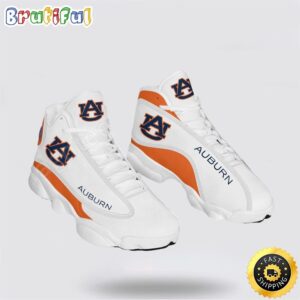 NCAA Auburn Air Jordan 13 Printed Logo JD 13