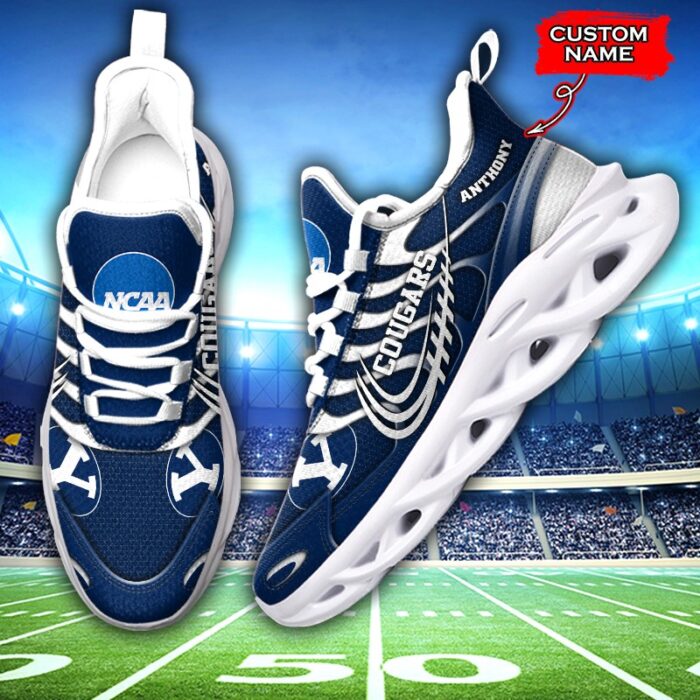 NCAA BYU Cougars Max Soul Sneaker Custom Name 65 M12HTN4311