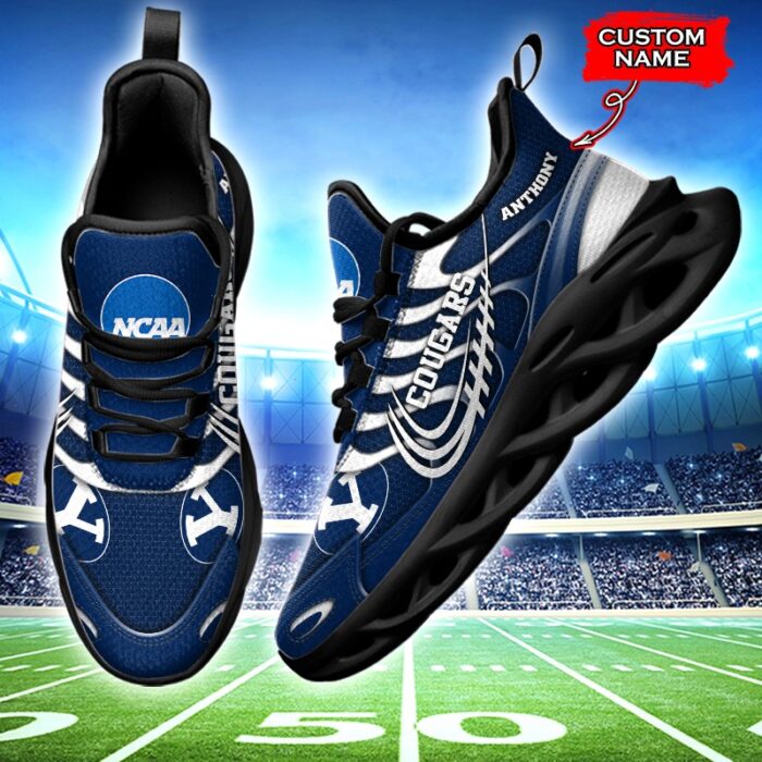 NCAA BYU Cougars Max Soul Sneaker Custom Name 65 M12HTN4311