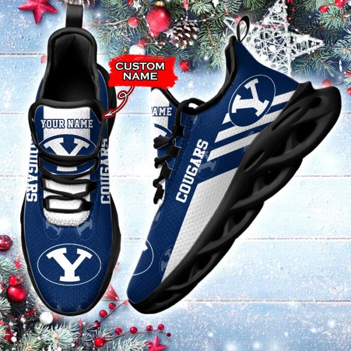 NCAA BYU Cougars Max Soul Sneaker Custom Name 67 M12HTN4339