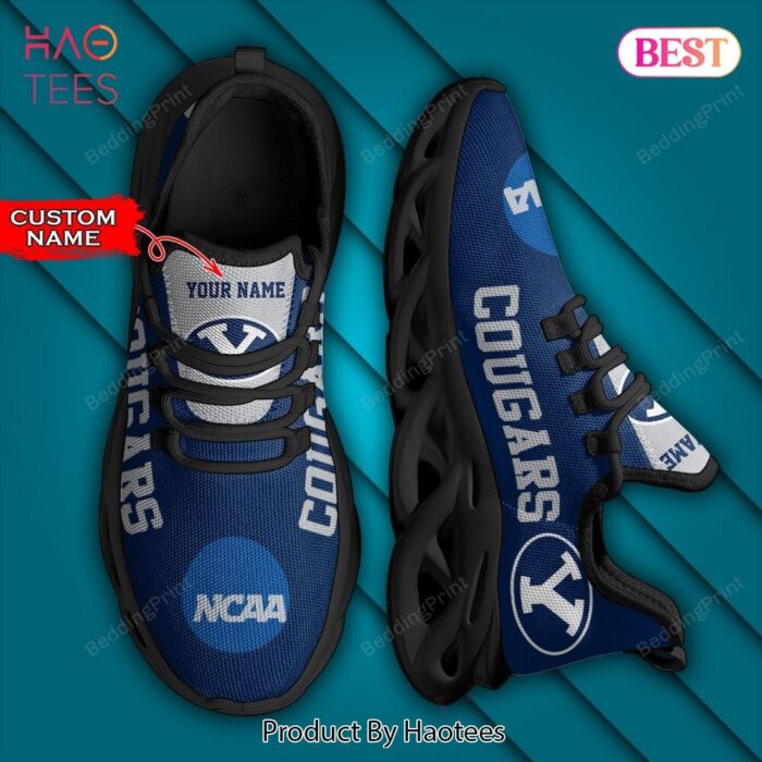 NCAA BYU Cougars Personalized Max Soul Shoes