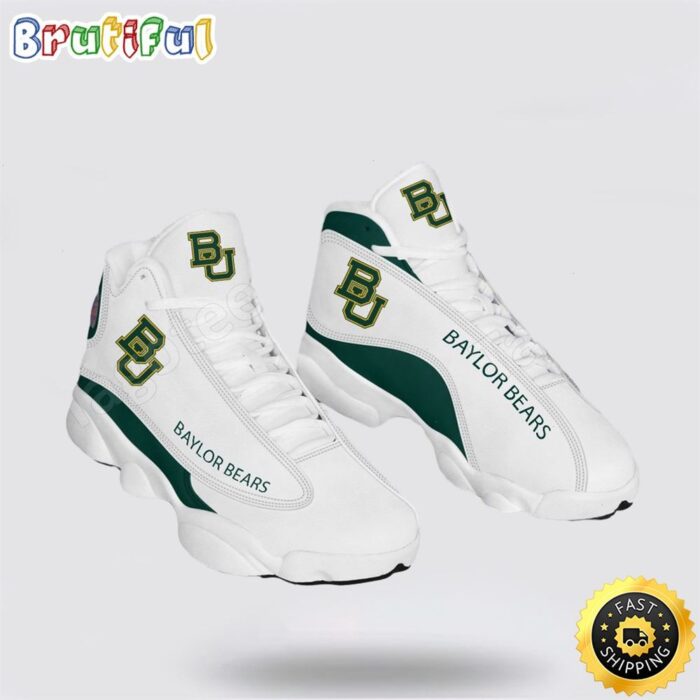 NCAA Baylor Bears Air Jordan 13 Printed Logo JD 13