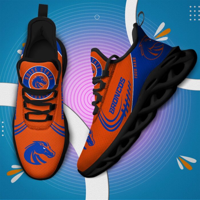 NCAA Boise State Broncos Max Soul Sneaker Custom Name 05 M12