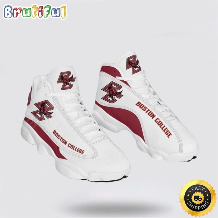 NCAA Boston College Air Jordan 13 Printed Logo JD 13