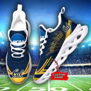 NCAA California Golden Bears 52 Max Soul Sneaker Custom Name 62RTT1589