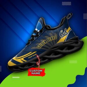 NCAA California Golden Bears 52 Max Soul Sneaker Custom Name 62RTT1589