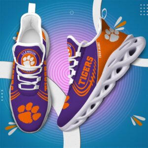 NCAA Clemson Tigers Max Soul Sneaker Custom Name 05 M12