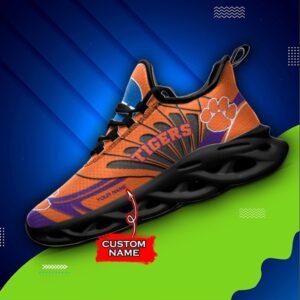 NCAA Clemson Tigers Max Soul Sneaker Custom Name 62HTN1945