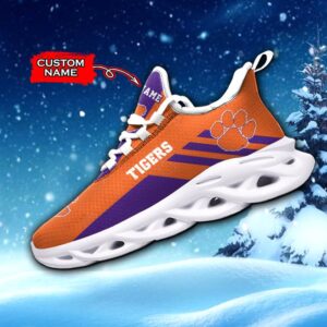 NCAA Clemson Tigers Max Soul Sneaker Custom Name 67 M12HTN4340